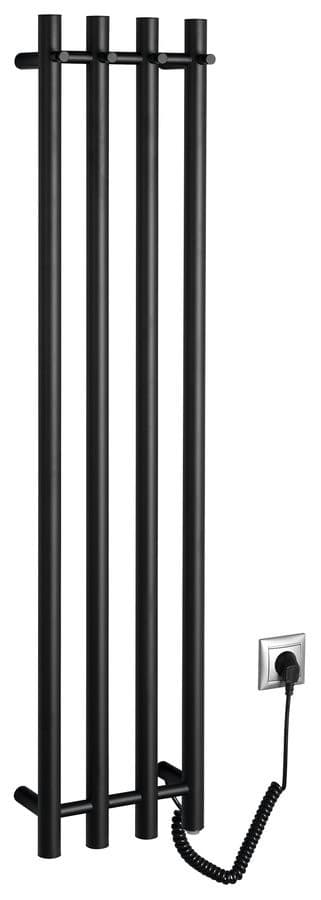 PAPINADO elektryczna suszarka na ręczniki, czarny mat, 85W