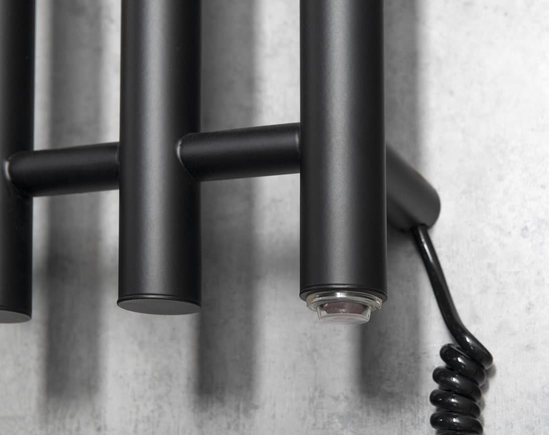 PAPINADO elektryczna suszarka na ręczniki, czarny mat, 85W