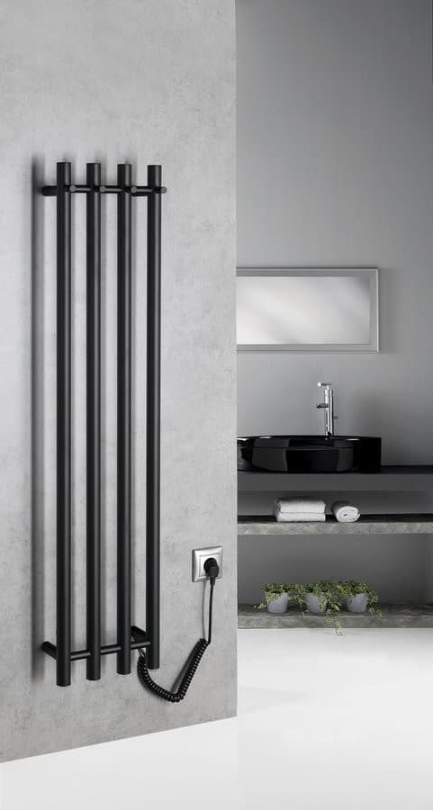 PAPINADO elektryczna suszarka na ręczniki, czarny mat, 85W