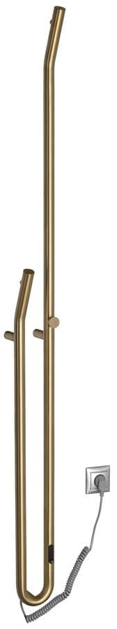 DUOPASSO elektryczna suszarka na ręczniki, złoty mat, 45 W