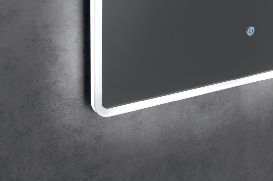 PIRI lustro z oświetleniem LED 60x80cm, czujnik dotykowy, 2700-6500K