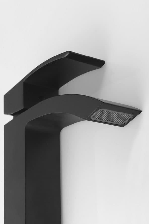 GINKO 35 bateria umywalkowa bez odpływu, ECO głowica, czarny mat