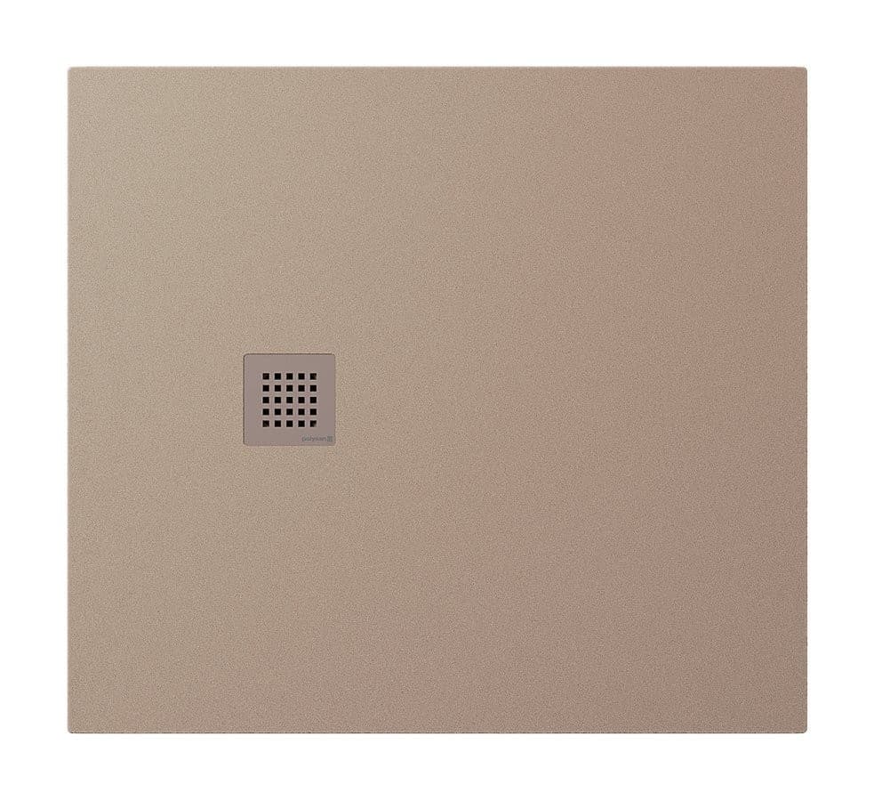 TRENECA brodzik kompozytowy z możliwością docinania 100x90cm, beżowy mat