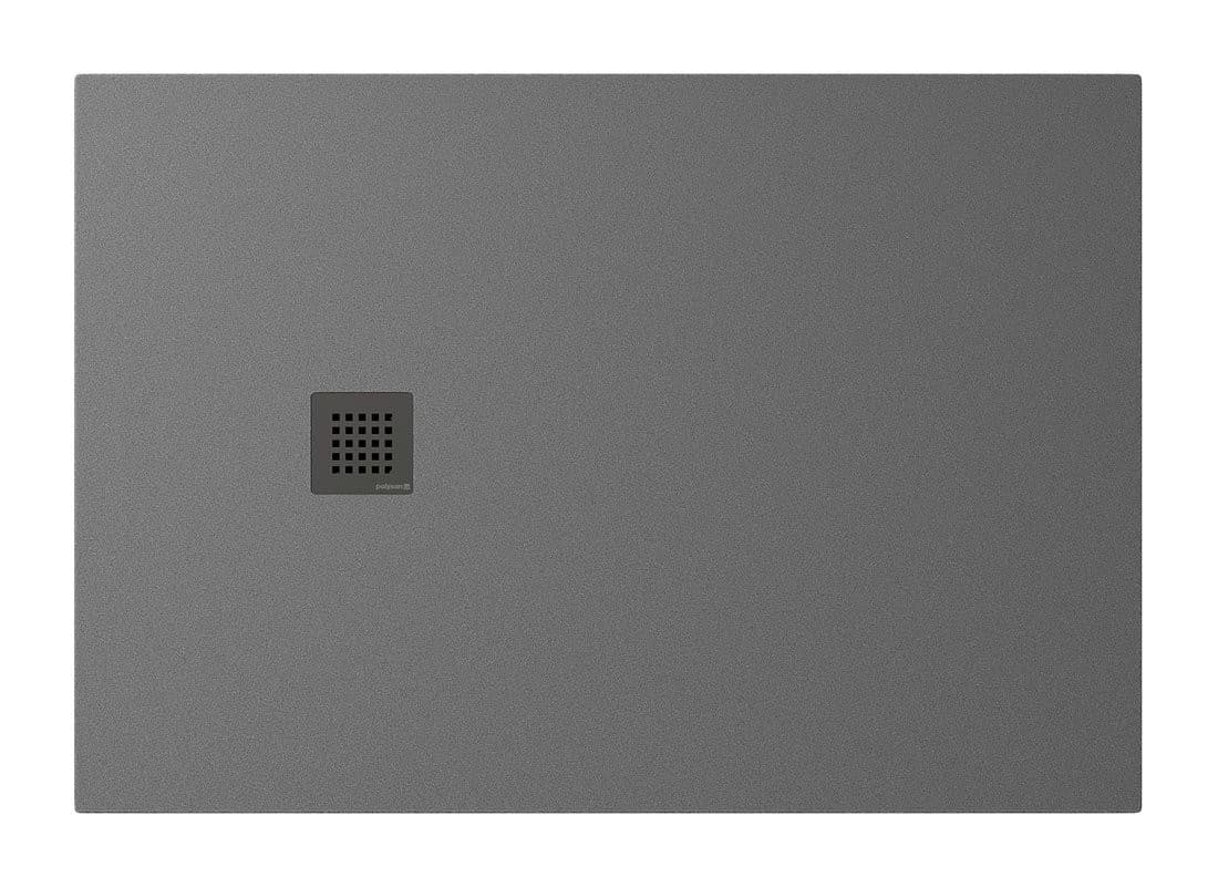 TRENECA brodzik kompozytowy z możliwością docinania 130x90cm, szary mat