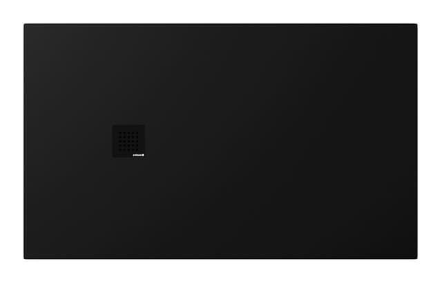 TRENECA brodzik kompozytowy z możliwością docinania 150x90cm, czarny mat