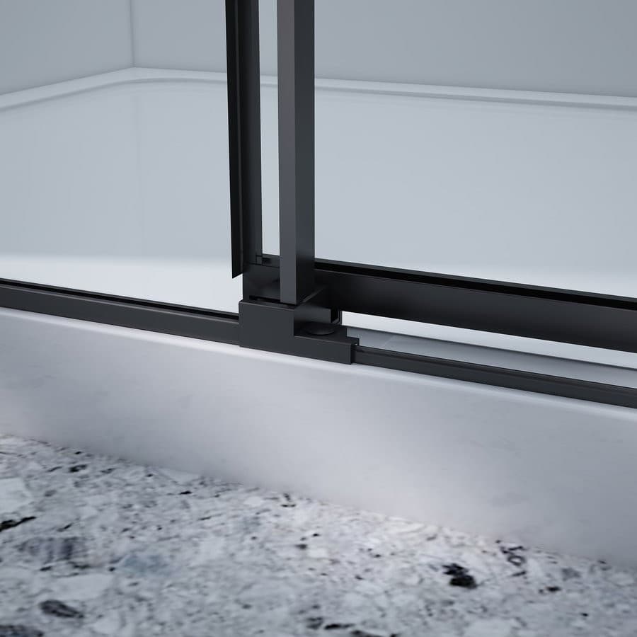 DRAGON BLACK kabina prysznicowa 800x900mm wariant L/P,wejście z rogu