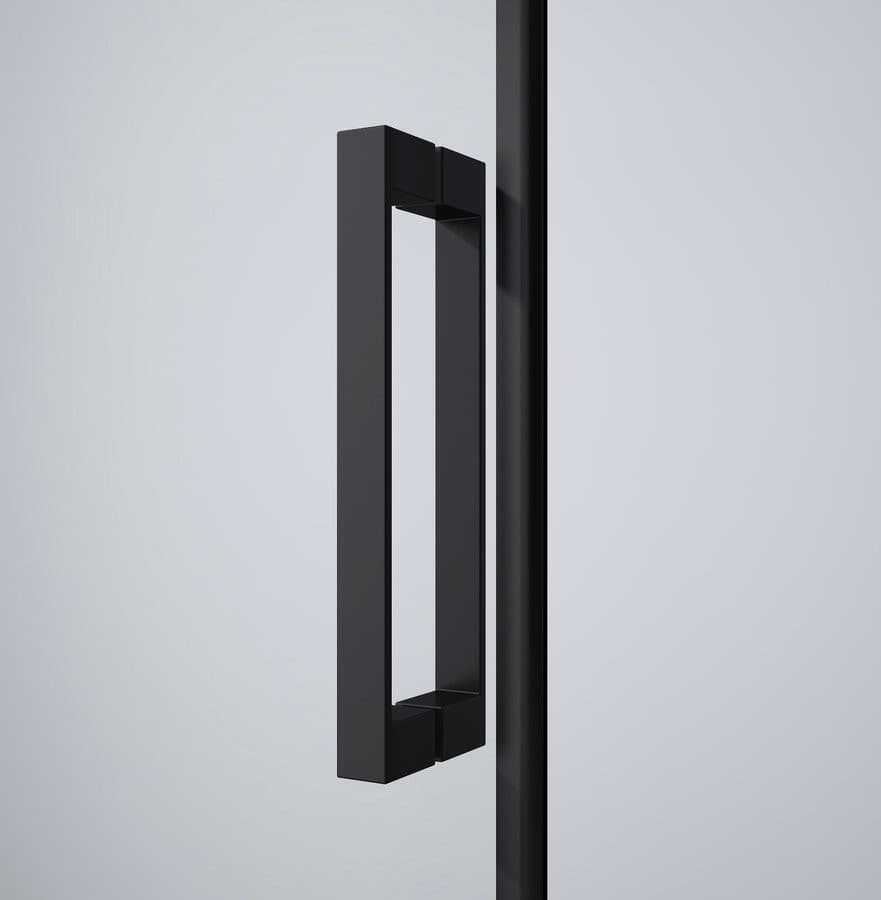 DRAGON BLACK kabina prysznicowa 800x900mm wariant L/P,wejście z rogu