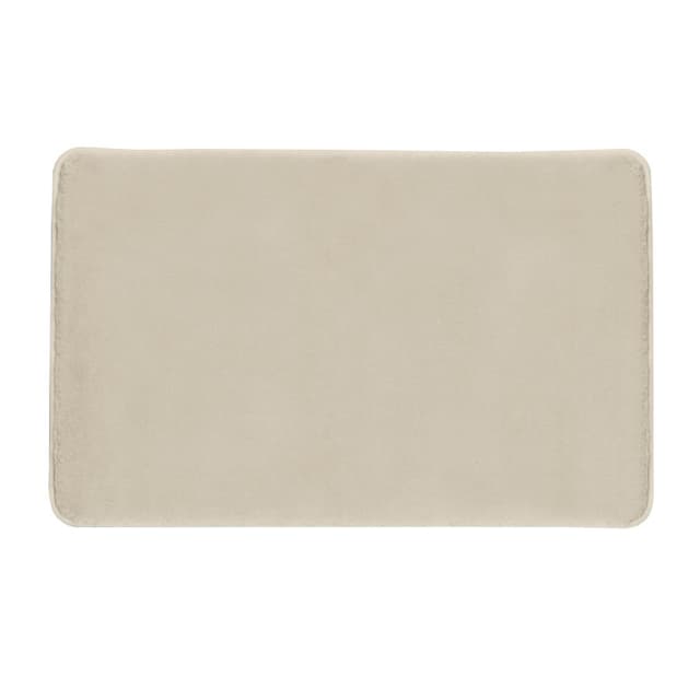 FUZZY dywanik łazienkowy, 50x80cm, 100% polyester, antypoślizgowa, tortora