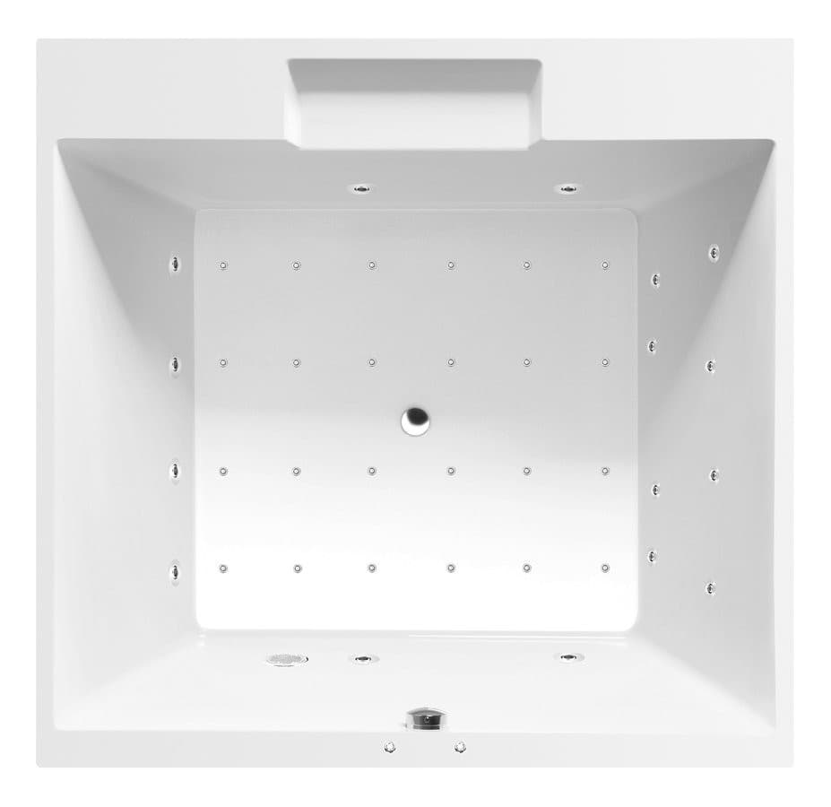 CAME wanna z hydromasażem, 175x175x50cm, Active Hydro-Air, chrom