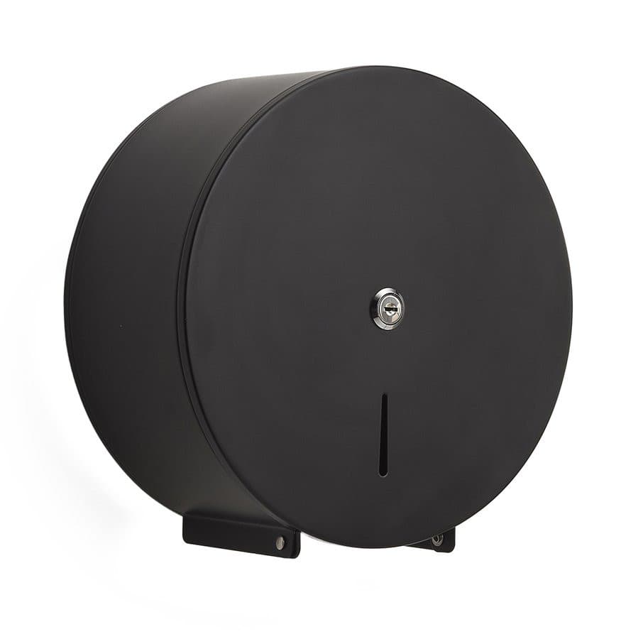 Zasobnik na papier toaletowydo średnica 24cm, 264x126x270mm, czarny mat