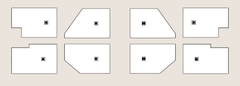 FLEXIA brodzik kompozytowy z możliwością docinania 120x80cm, biały mat