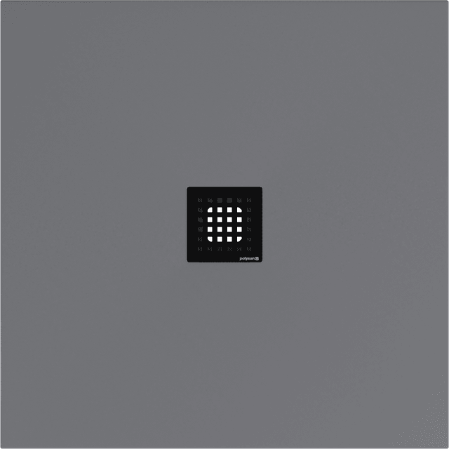 FLEXIA brodzik kompozytowy z możliwością docinania 90x90cm, szary mat