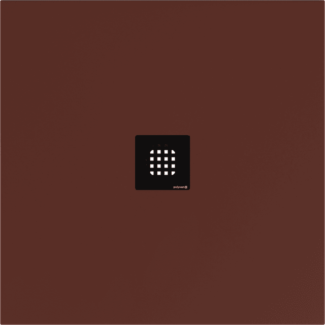 FLEXIA brodzik kompozytowy z możliwością docinania 90x90cm, brązowy mat