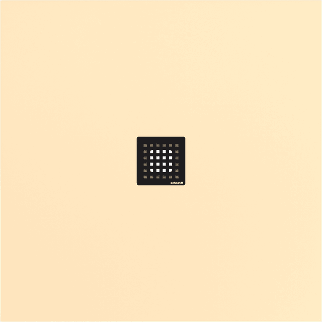 FLEXIA brodzik kompozytowy z możliwością docinania 100x100cm, beż mat