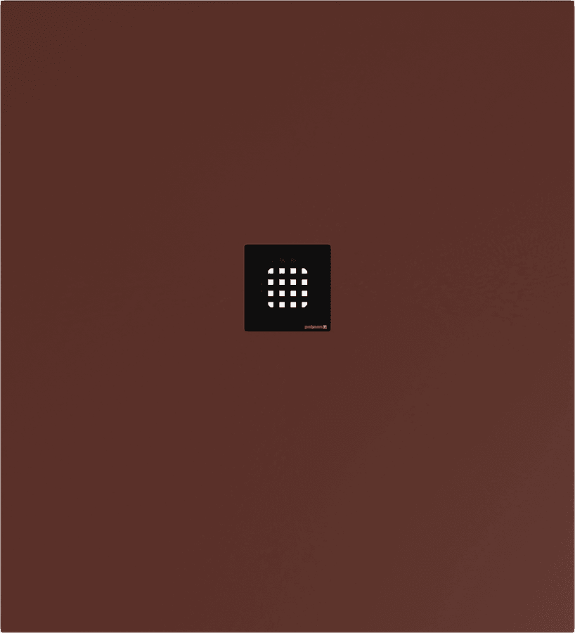 FLEXIA brodzik kompozytowy z możliwością docinania 110x100cm, brązowy mat