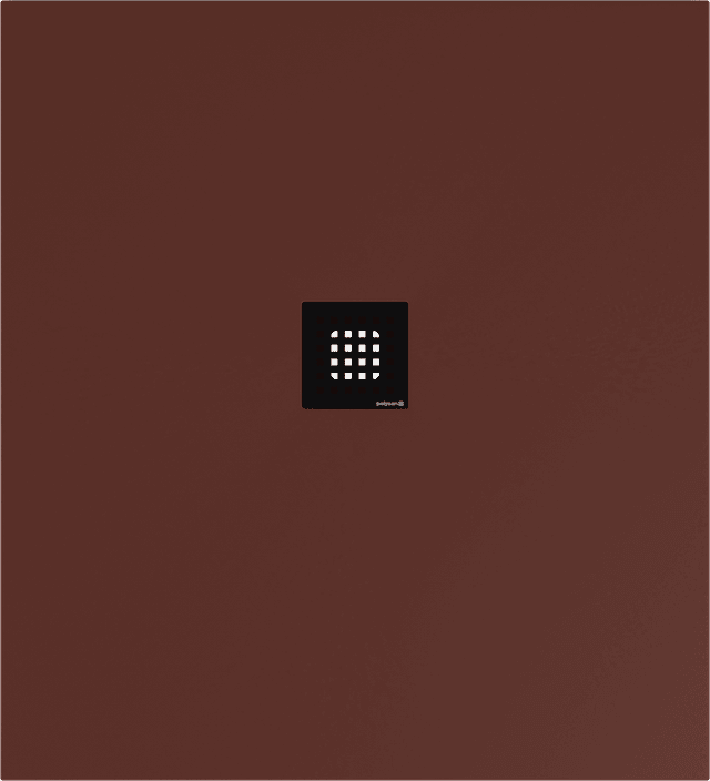 FLEXIA brodzik kompozytowy z możliwością docinania 110x100cm, brązowy mat