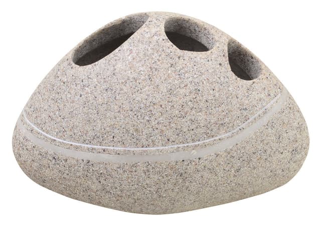 LITTLE ROCK uchwyt na szczoteczki do zębów do postawienia, beżowy