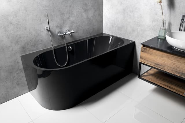 ASTRA R MONOLITH wanna wolnostojąca przyścienna 160x75x60cm, szary