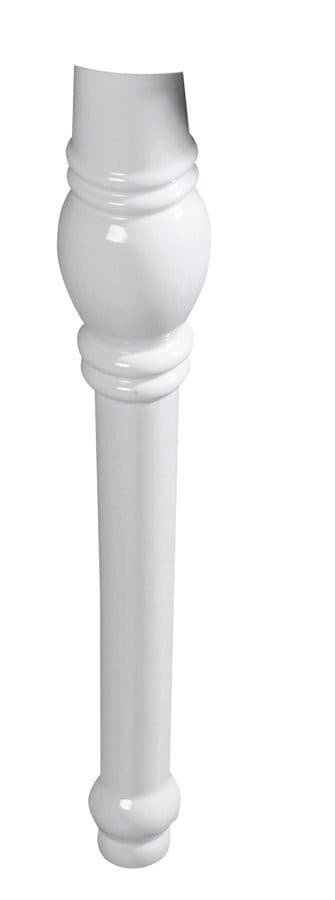 RETRO ceramiczne nogi do umywalki 105001, proste, 1 sztuka, biały