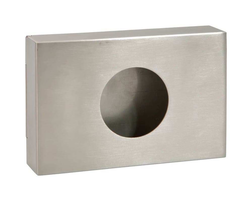 Zasobnik na worki papierowe HygBag, 100x140x25mm, stal nierdzewna mat