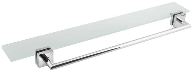 X-SQUARE półka z wieszakiem na ręczniki do kabin ARCHITEX, chrom