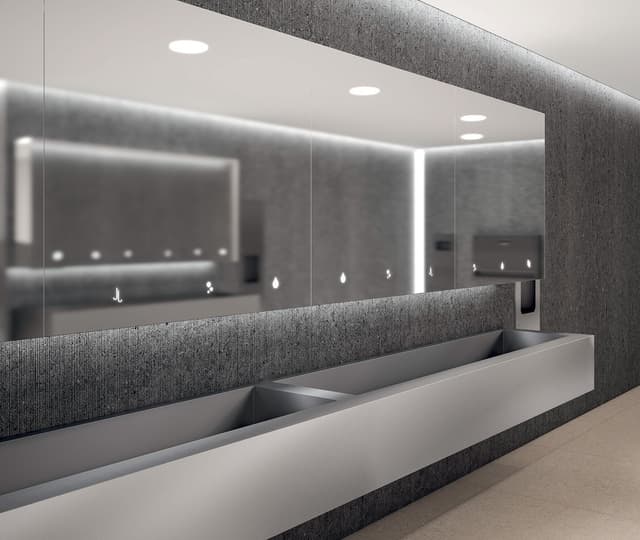 VELOX Szafka z lustrem 80cm z automatycznym dozownikiem mydła, z baterią i suszarką do rąk