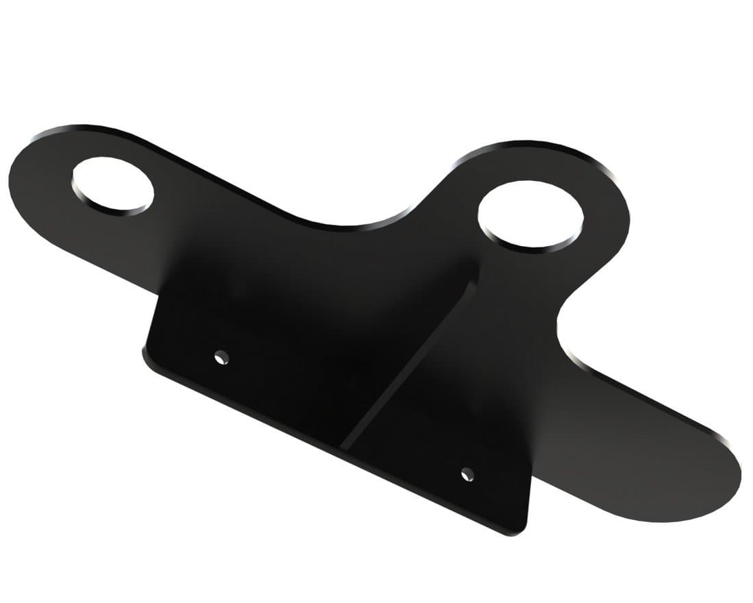 TETRIS wspornik pod umywalkę z otworem na baterię po lewej stronie, czarny mat