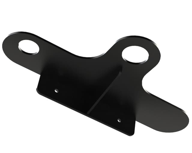 TETRIS wspornik pod umywalkę z otworem na baterię po lewej stronie, czarny mat