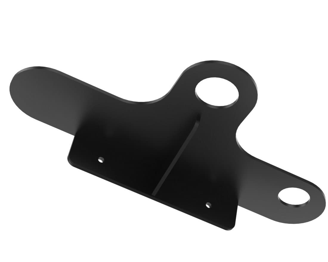 TETRIS wspornik pod umywalkę z otworem na baterię po prawej stronie, czarny mat