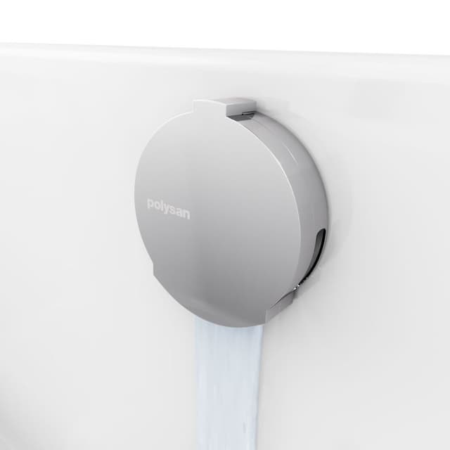 Zestaw odpływowy z napełnianiem, długość 800mm, korek automatyczny 72mm, chrom