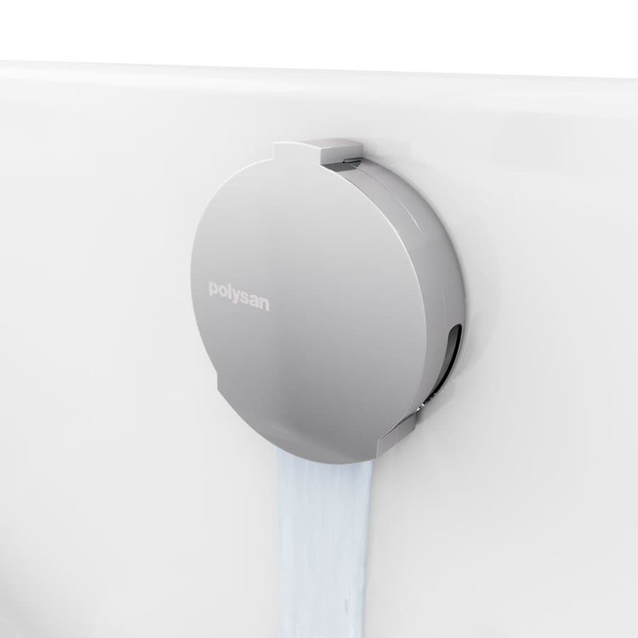 Zestaw odpływowy z napełnianiem, długość 1000mm, korek automatyczny 72mm, chrom