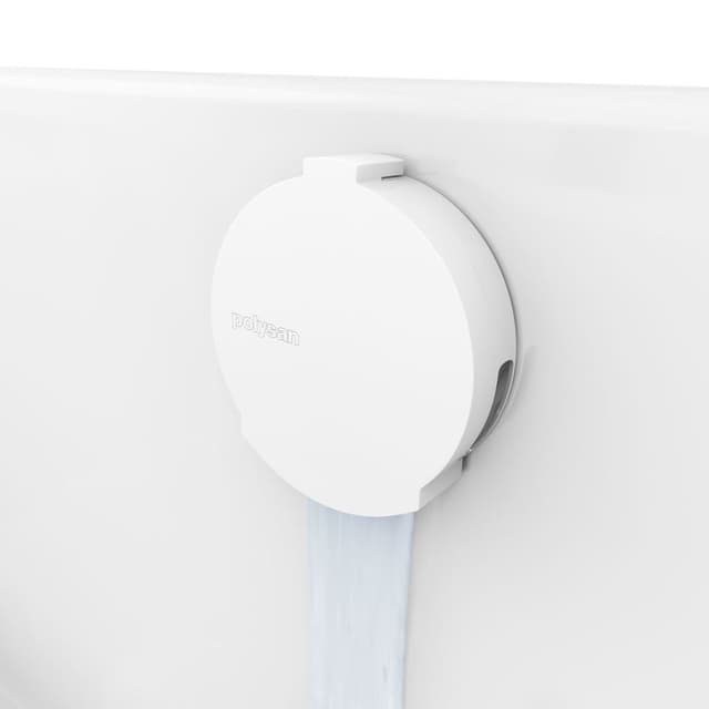 MARBLE zestaw odpływowy z napełnianiem, automatyczny, długość 800mm, biała