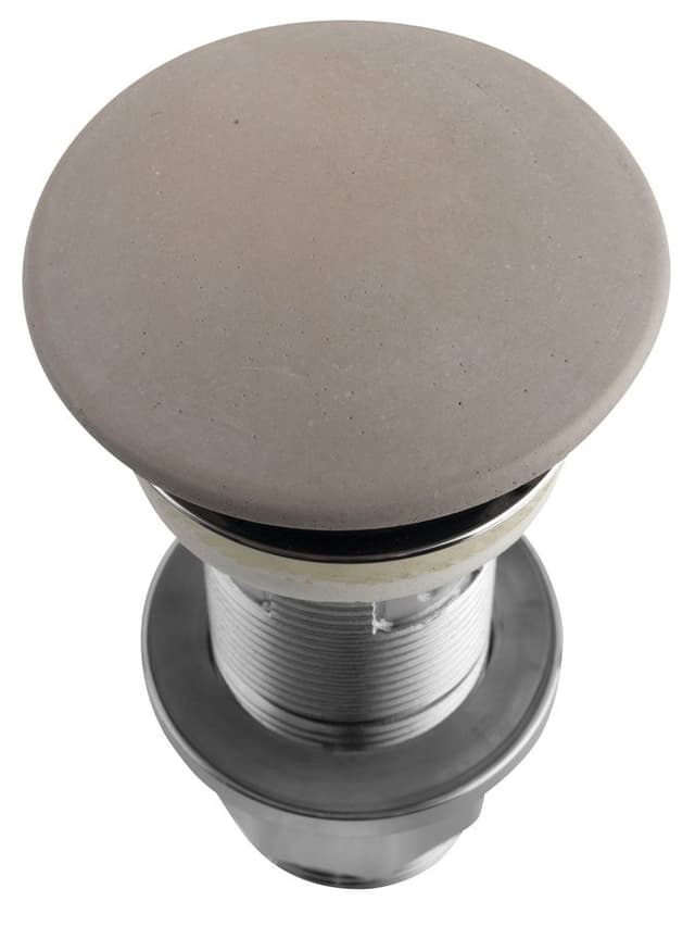 Korek umywalkowy 5/4', klik-klak, betonowy grzybek, 10-80mm, piaskowy