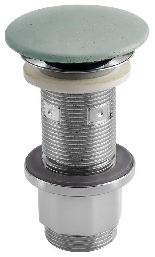 Korek umywalkowy 5/4', klik-klak, betonowy grzybek, 10-80mm, zielony