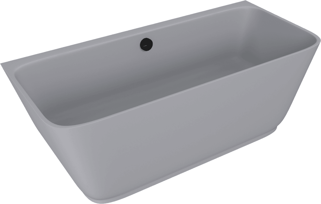 SKYLLA wanna wolnostojąca przyscienna 169x75x60cm, kompozyt, szary mat