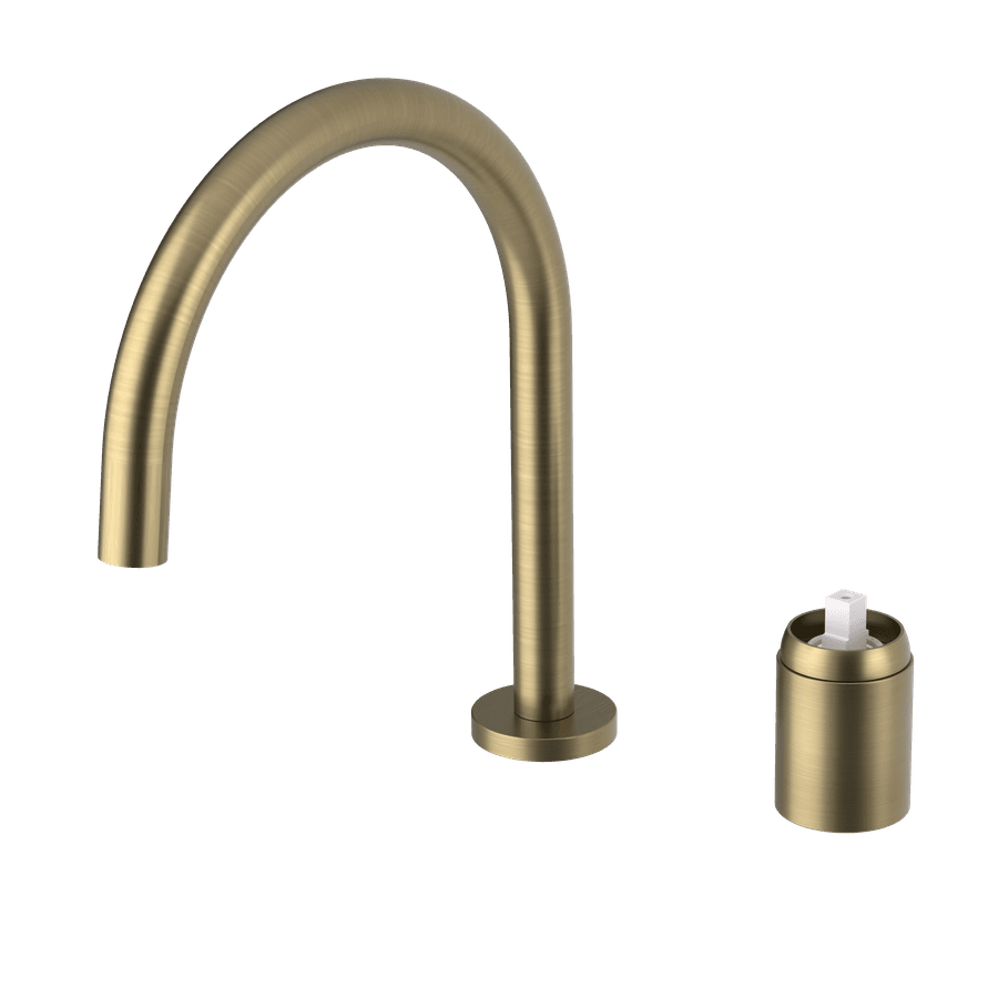 ULTRAMIX korpus do 2-elementowej baterie umywalkowej bez odpływu, złoto mat