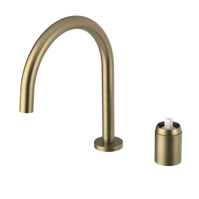 ULTRAMIX korpus do 2-elementowej baterie umywalkowej bez odpływu, złoto mat