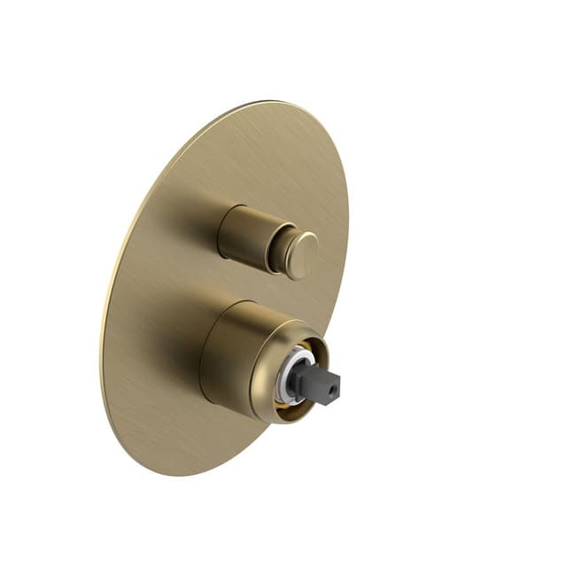 ULTRAMIX korpus do baterii prysznicowej podtynkowej, 2 wyjście, złoto mat