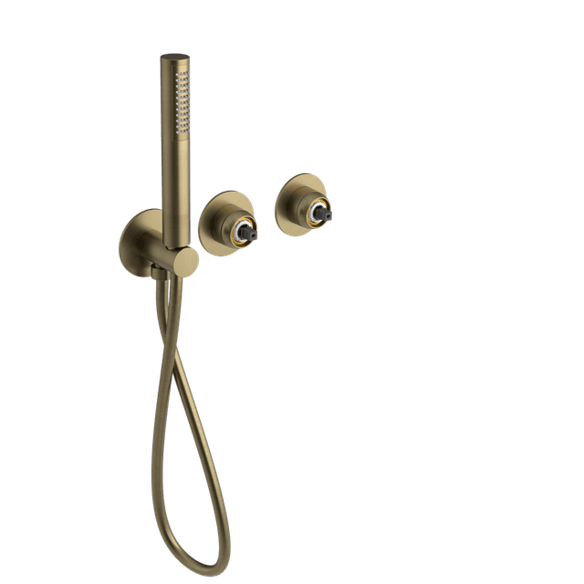 ULTRAMIX korpus do baterii prysznicowej podtynkowej, 2 wyjścia, złoto mat