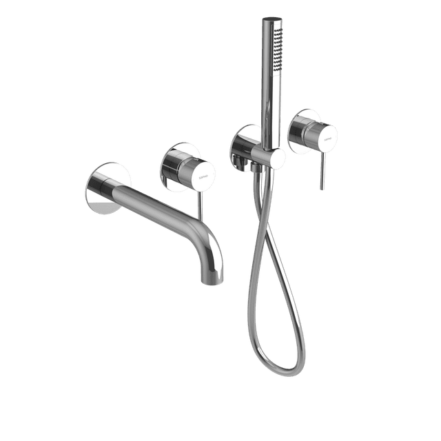 ULTRAMIX bateria wannowa podtynkowa, kompletna, 2 wyjścia, chrom