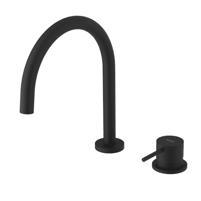 ULTRAMIX dwuelementowa bateria umywalkowa bez odpływu, czarny mat