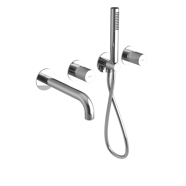 ULTRATAP bateria wannowa podtynkowa, kompletna, 2 wyjścia, chrom