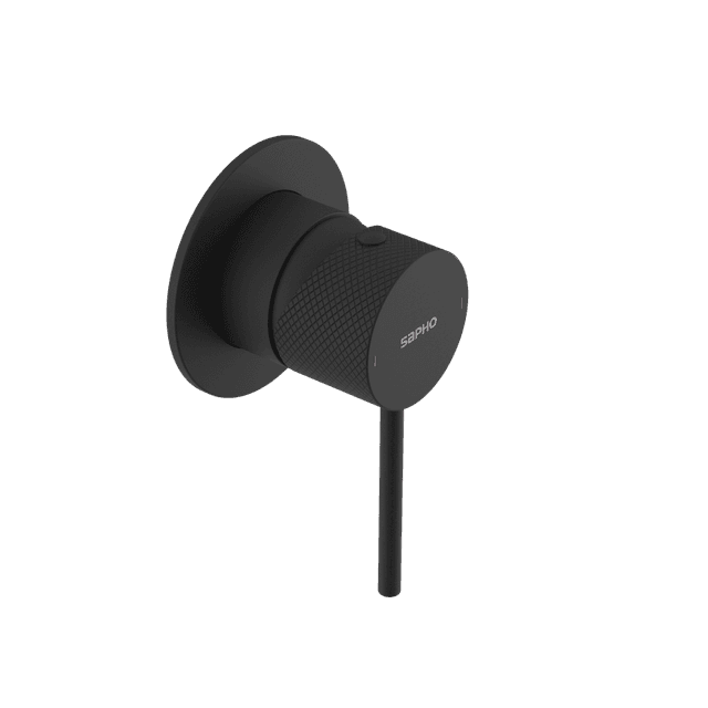 ULTRASAN bateria prysznicowa podtynkowa, 1 wyjście, czarny matt