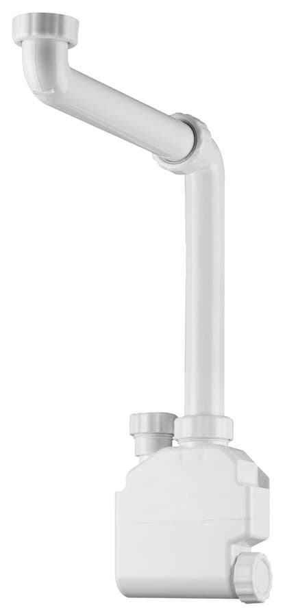 SQUID syfon umywalkowy oszczędzający miejsce, 5/4", korek 32mm, biały