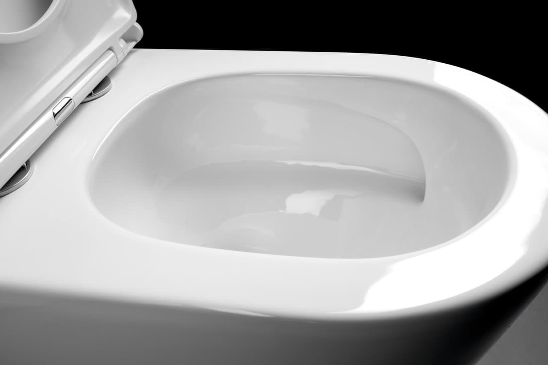 AVIS Vortex RIMLESS WC misa pre kombi, spodný/zadný odpad, biela