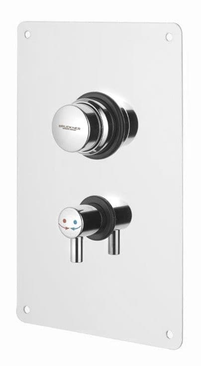 TEMPOR samozamykający podtynkowy zawór prysznicowy z regulacją temperatury, chrom