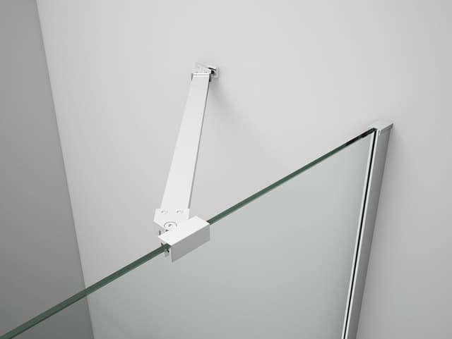 TRINITY CHROME drzwi prysznicowe do wnęki 1200 mm, szkło matowe, lewe