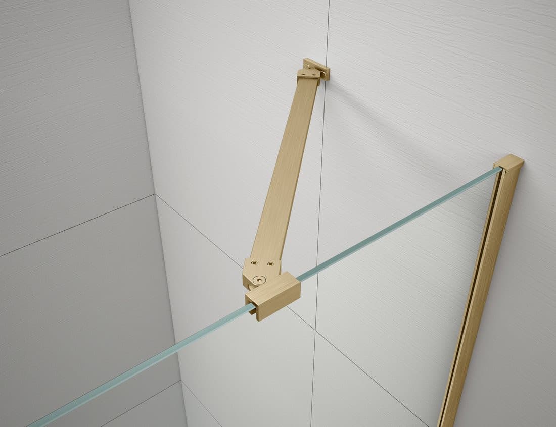 TRINITY GOLD drzwi prysznicowe do wnęki 1200 mm, szkło matowe, prawe