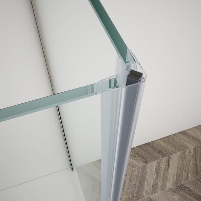 TRINITY CHROME kabina prysznicowa 1100x1100mm, wejście z rogu, szkło czyste