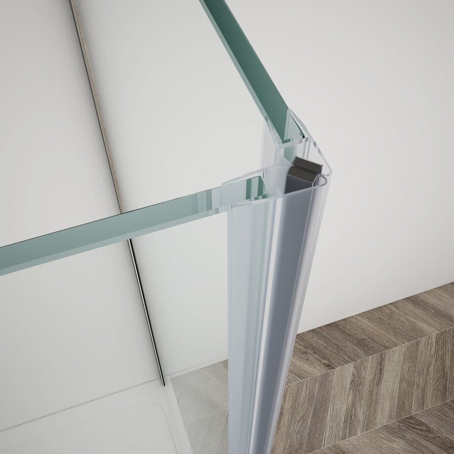 TRINITY CHROME kabina prysznicowa 1200x1100mm, wejście z rogu, szkło czyste